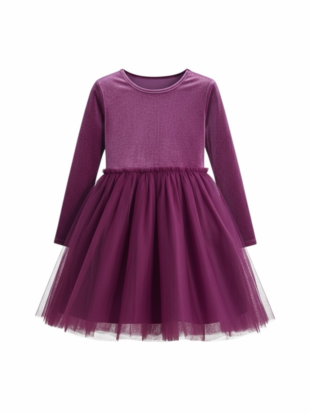 Wonder Nation Girls Velvet Tulle Dress Size L (10-12)